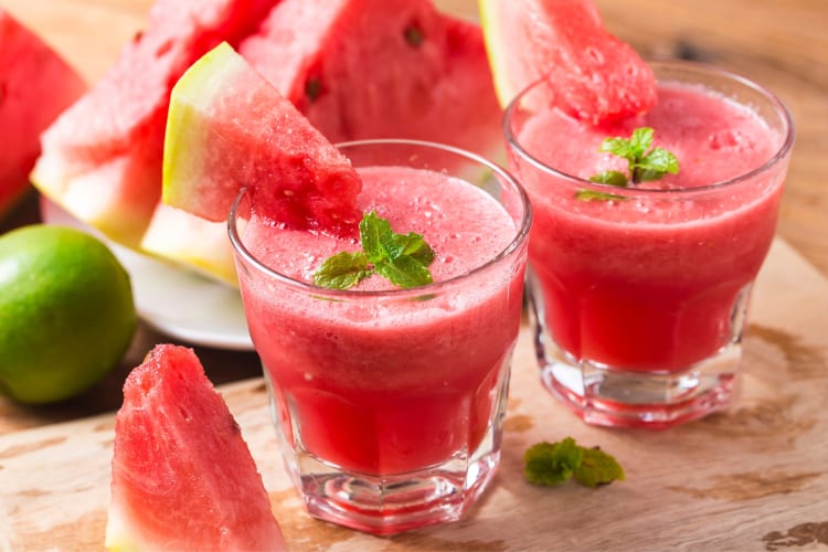 You can freeze watermelon to make cocktails