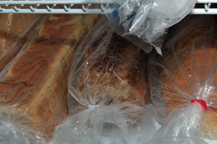 Did you know that you can freeze bread?