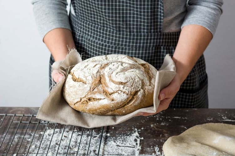 You can freeze bread and then thaw it in the oven, with amazing results!