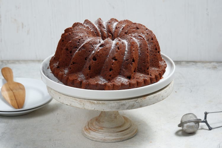 Denser cakes, like pound cake and bundt cake, tend to hold up in the freezer than other, more delicate kinds.