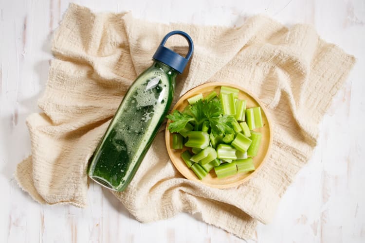 You can freeze celery juice for a handy, nutritious, on-the-go drink.