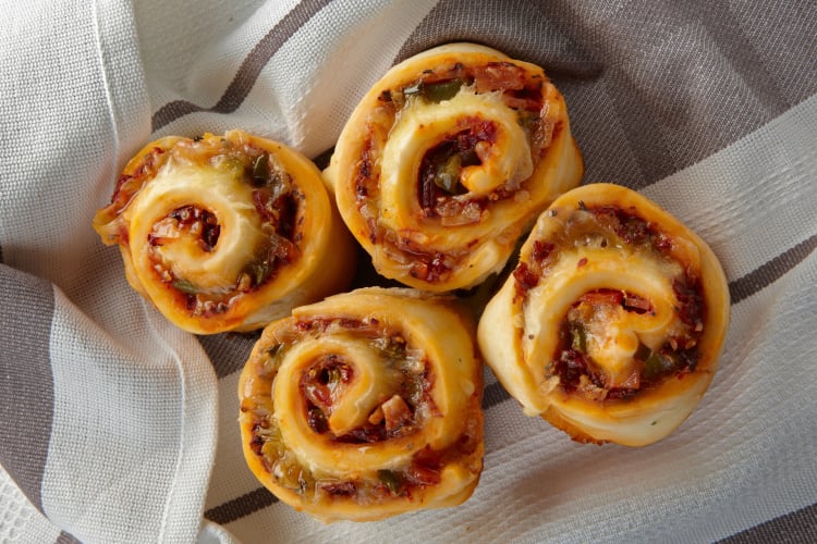 Pizza rolls from one of the best Canberra restaurants.