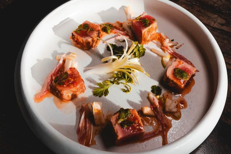 Meat-based meal from Cataluna Jax