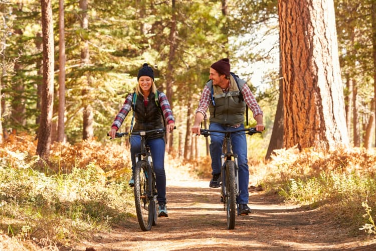 Biking is a fun and relaxed date idea in Charlotte