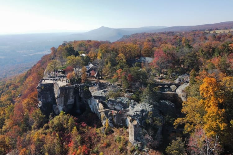 Exploring Rock City is a breathtaking Chattanooga date idea