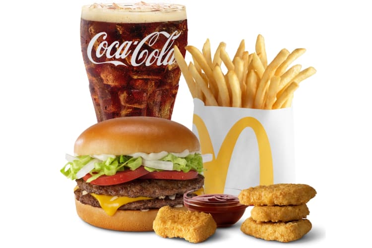 The cheapest McDonald's items are on the McValue menu