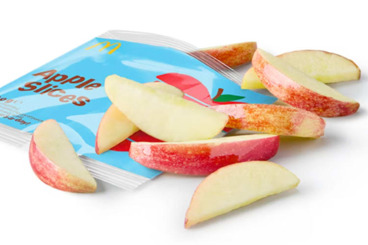 The cheapest item at McDonald's is apple slices