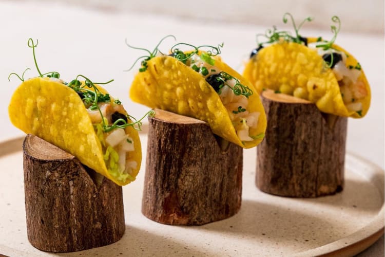 Tacos from the cheapest Michelin star restaurants.