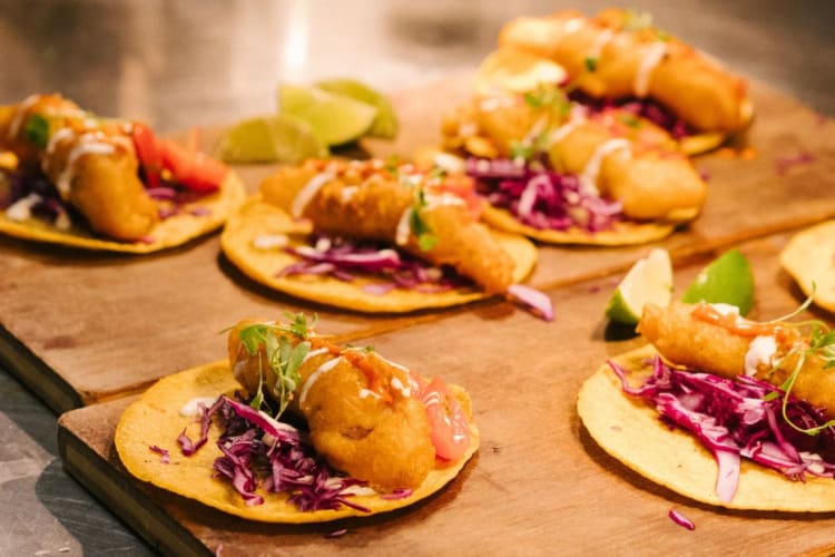 Baja fish tacos.