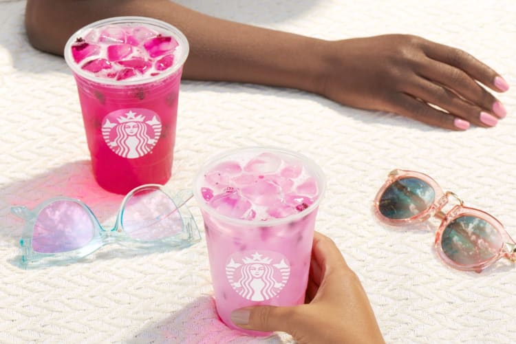 The cheapest Starbucks items include iced teas