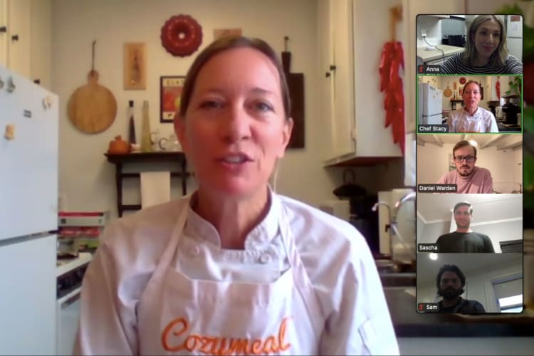 Thai vegan online cooking class led by Chef Stacy