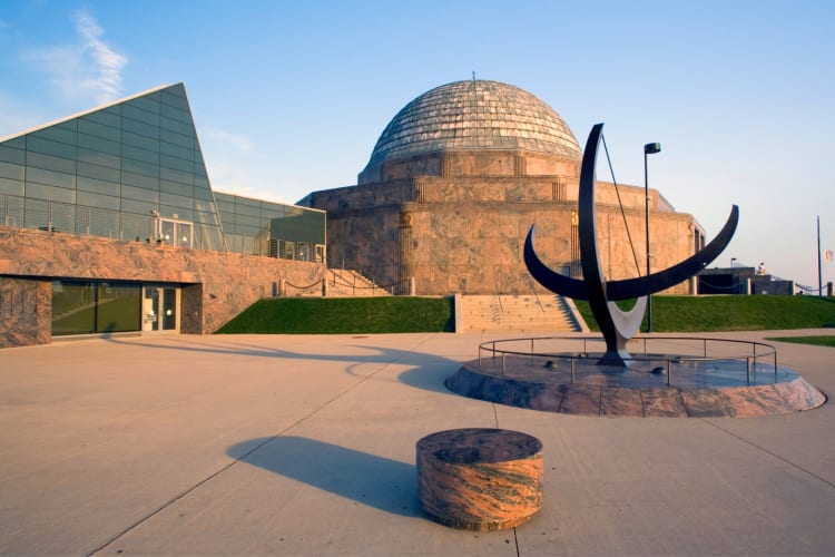 One of the top things to do with family in Chicago is visiting the Adler Planetarium