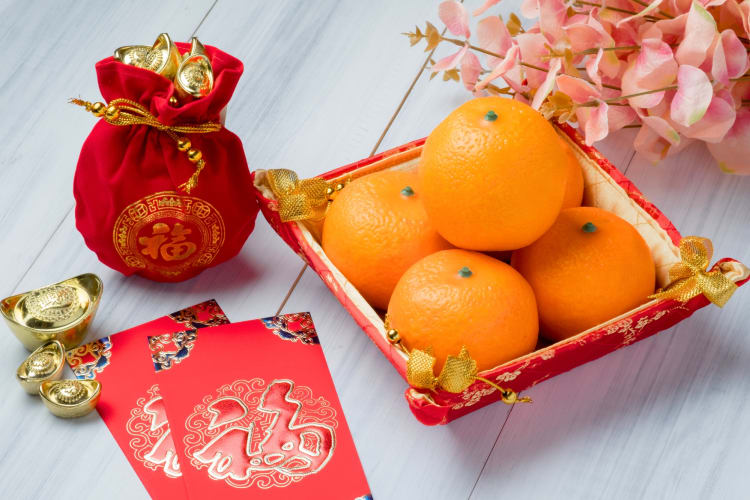 Tangerines are a popular Chinese New Year food