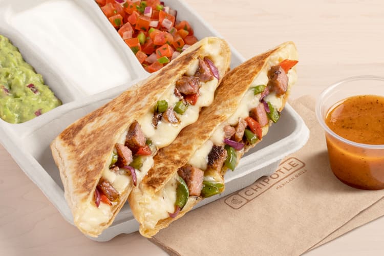 The Quesarito is a popular Chipotle secret menu item