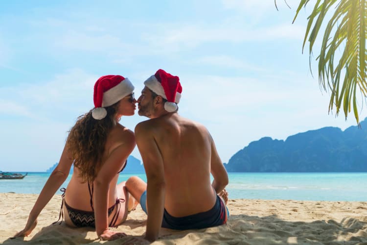 Planning a holiday getaway is a fun Christmas date idea