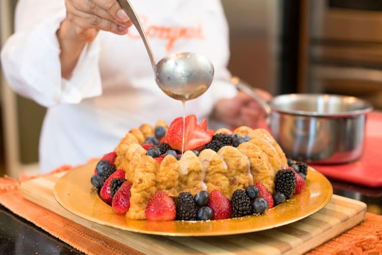 Trying a cooking class is one of the fun Christmas things to do in NYC