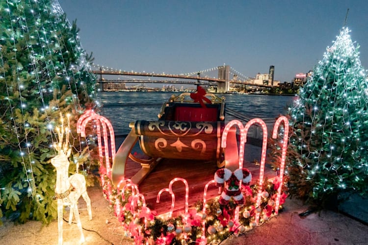 Checking out Winter Wonderland is one of the top Christmas things to do in NYC