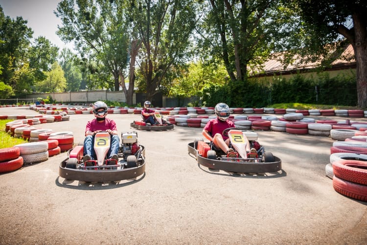 Go karting is one of the unique date ideas in Cincinnati 