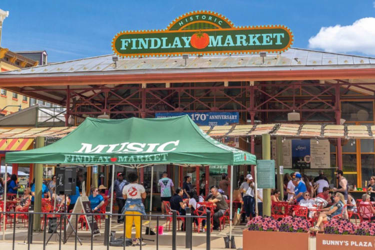 Shopping at Findlay Market is an excellent date idea in Cincinnati