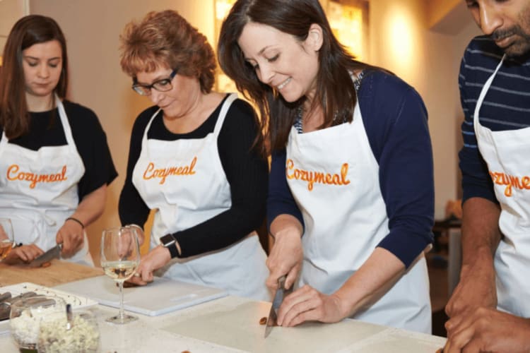 Try cooking classes at your next family reunion