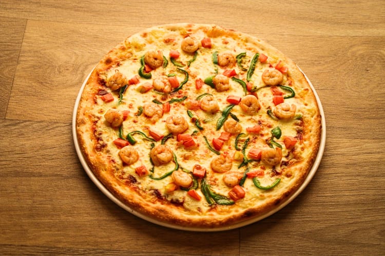 Shrimp pizza