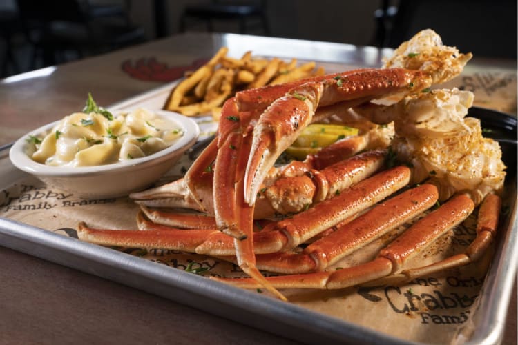 The Original Crabby Bill's Tampa restaurant crab legs