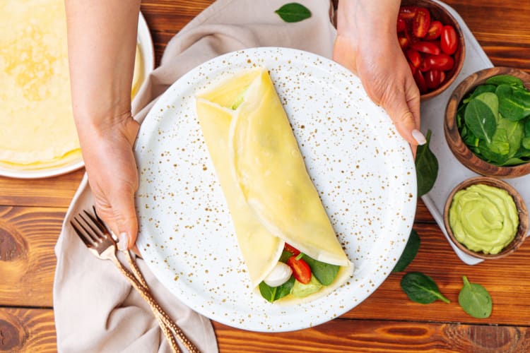 how to make savory crepes