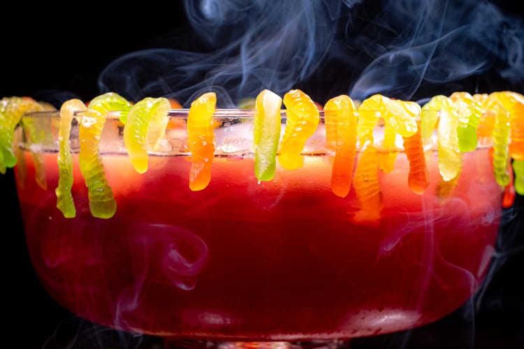 halloween punch is fruity and sweet