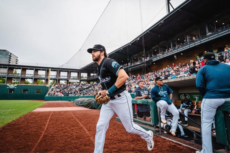 Watching a baseball game is the best date idea in Columbus, Ohio for sports fans