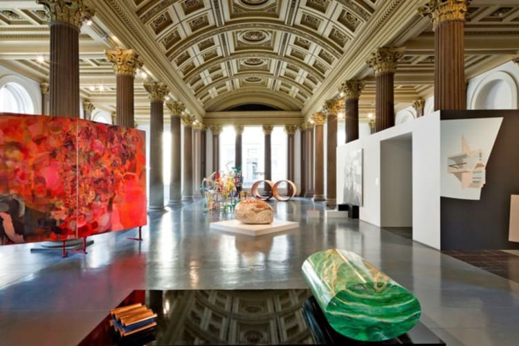 Admire the displays together at Glasgow Gallery of Modern Art.