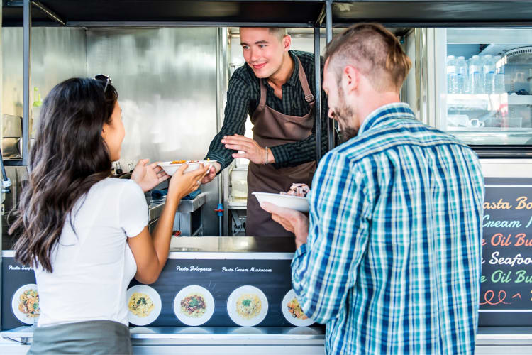 Going to a food truck festival is a great date idea in Tucson for foodies