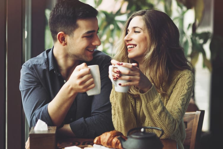 A coffee date is one of the fun date ideas in Colorado Springs