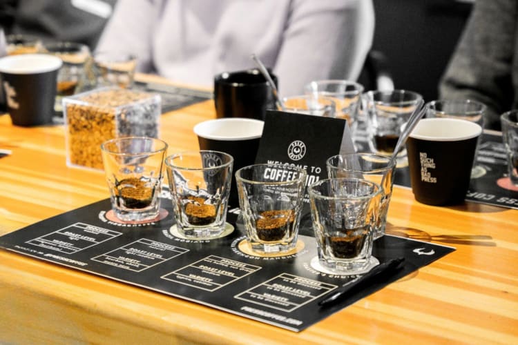 A coffee tasting session is an interesting date idea in Phoenix