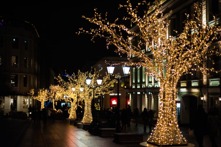 Gazing at the holiday lights is one of the best date ideas in Fort Collins 