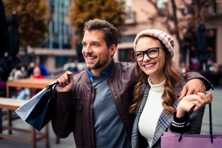 Shopping at Country Club Plaza is a sophisticated date idea in Kansas City