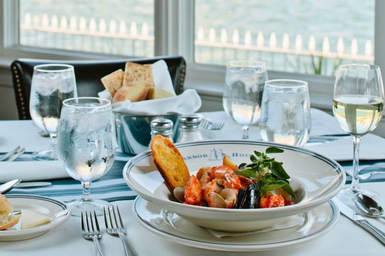 A lakefront dinner is one of the romantic date ideas in Milwaukee
