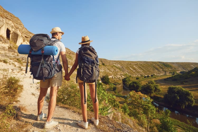 Hiking is a fun date idea in Orange County to enjoy outdoors