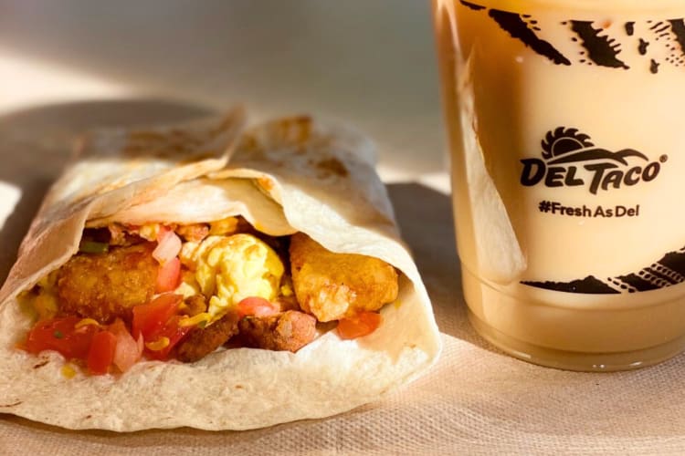 There are many breakfast options on the Del Taco secret menu