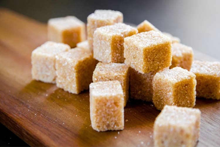 Brown sugar cubes