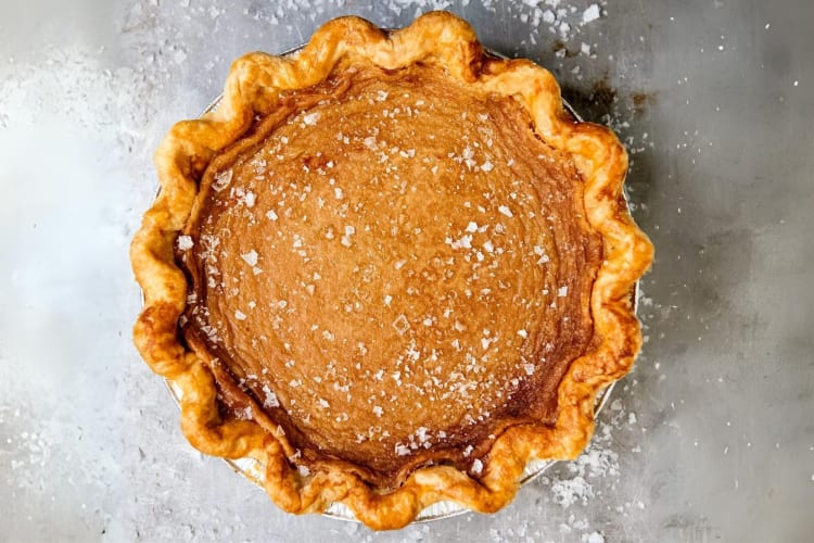 Salted caramel pie is one of the best Detroid foods and desserts