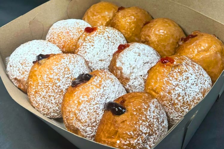Paczkis filled with jelly