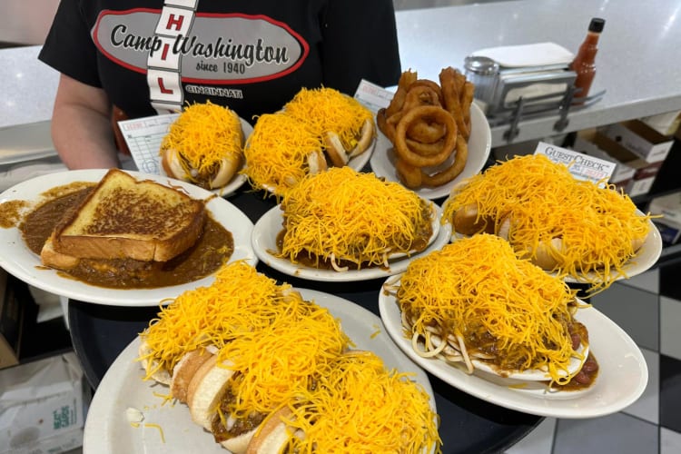 Chili is something of a specialty at Camp Washington!