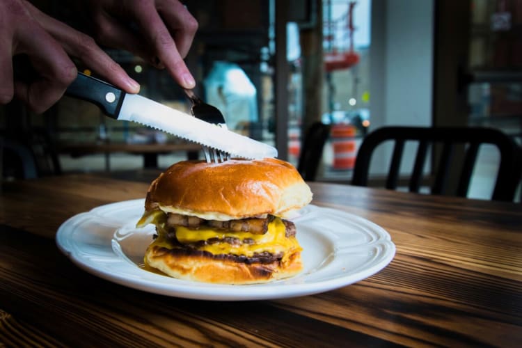 You can't go wrong with a burger at Sacred Beast.