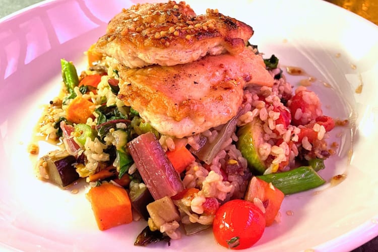 Chicken Power bowl from Dirty Dog Jazz Café