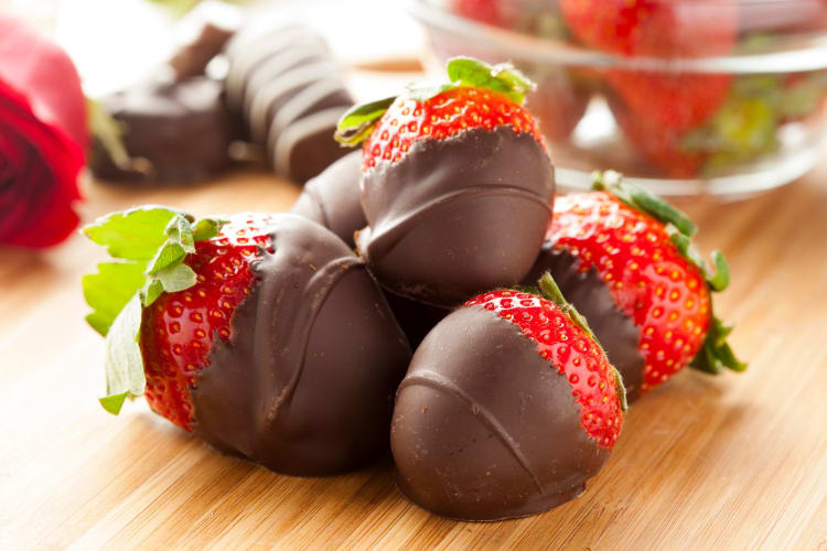 Who doesn't love the combination of chocolate and strawberries?