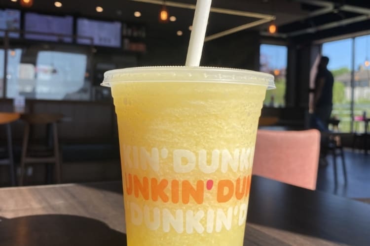 A refreshing iced drink from Dunkin' Donuts.