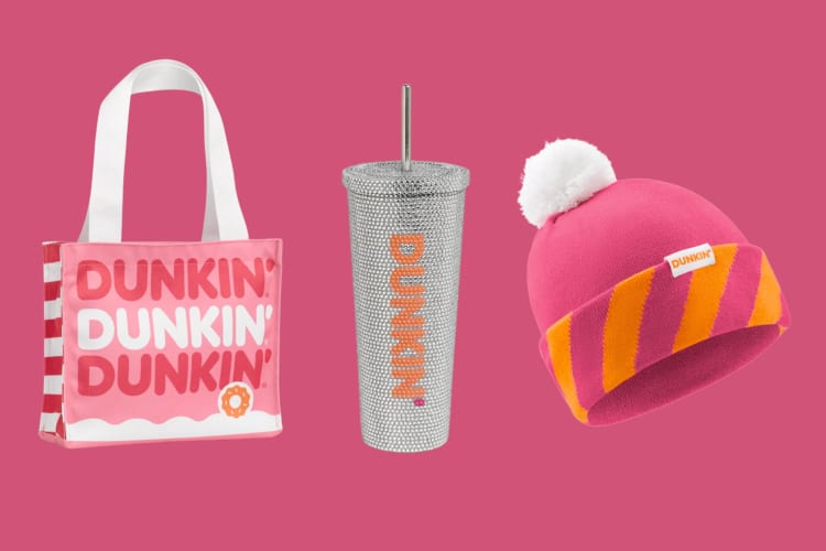 The Dunkin' holiday menu launch coincides with new holiday merchandise