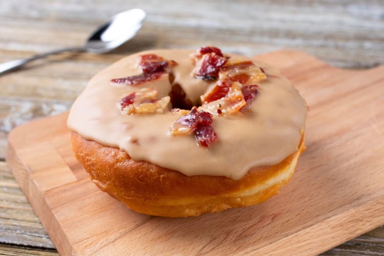 You can get a maple bacon donut on the Dunkin' Donuts secret menu