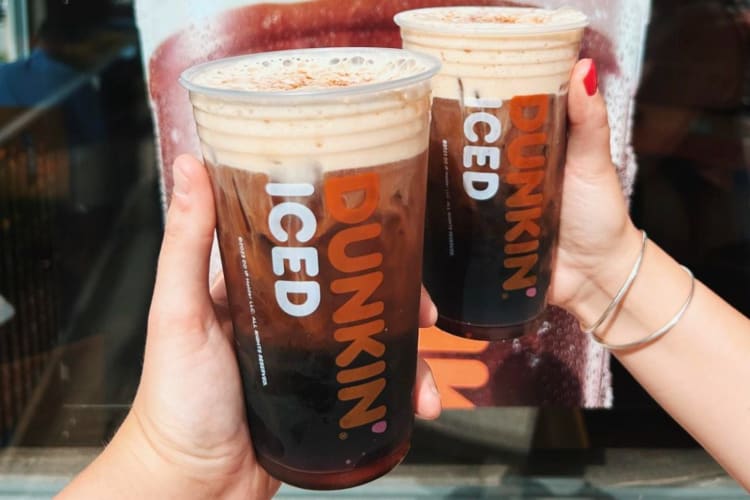 The Upside-Down Iced Caramel Macchiato is a popular item on the Dunkin' Donuts secret menu.