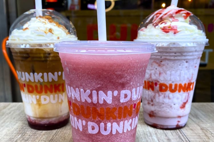 Combine strawberry and pineapple with the Dunkin' Donuts secret menu.